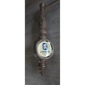 Vintage Beer Tap Lowenbrau Special Beer Three-Sided Wooden Beer Tap Handle